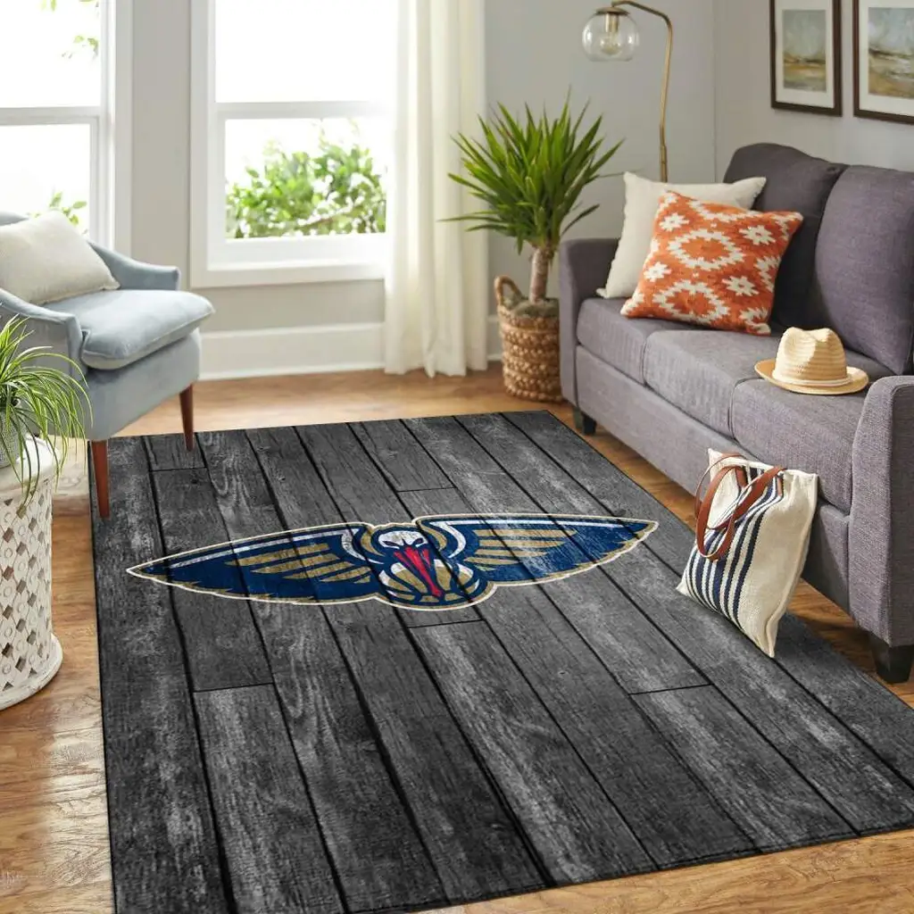 Rustic Wood Style Area Rug for Living Room Decor Black and Green