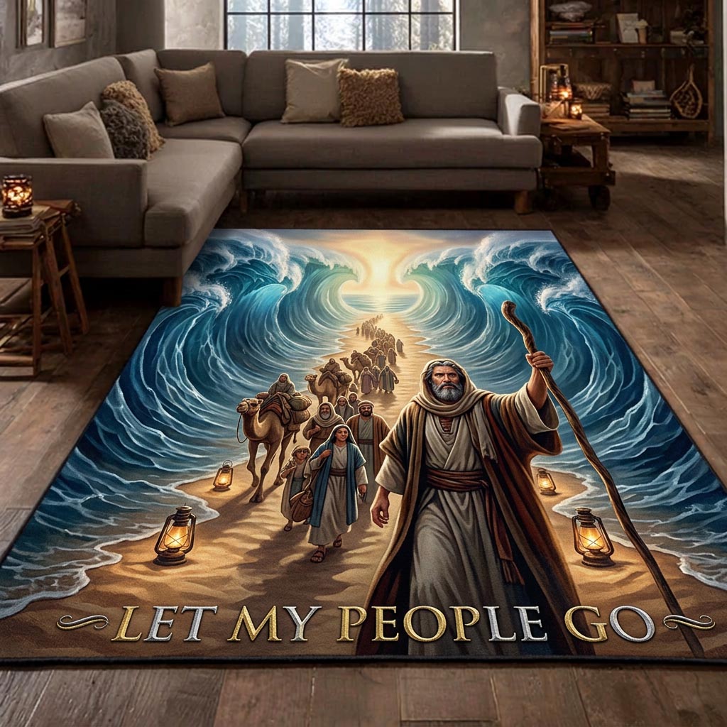 Sacred Pesach Area Rug - Non-Slip Washable 3D Print Rug for Living Room & BedroomTVC2108396