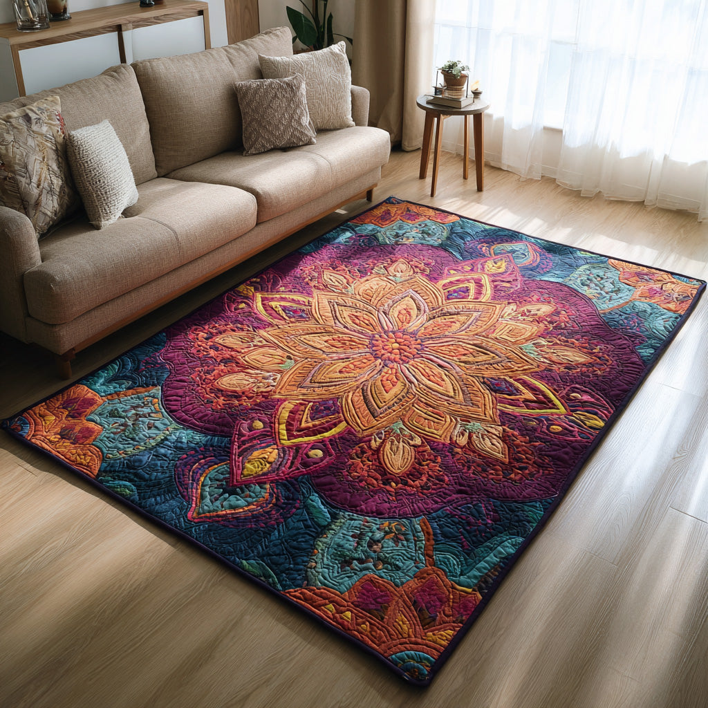 Sage Bloom Area Rug - Non-Slip Washable 3D Print Rug for Living Room & BedroomTVC2108272