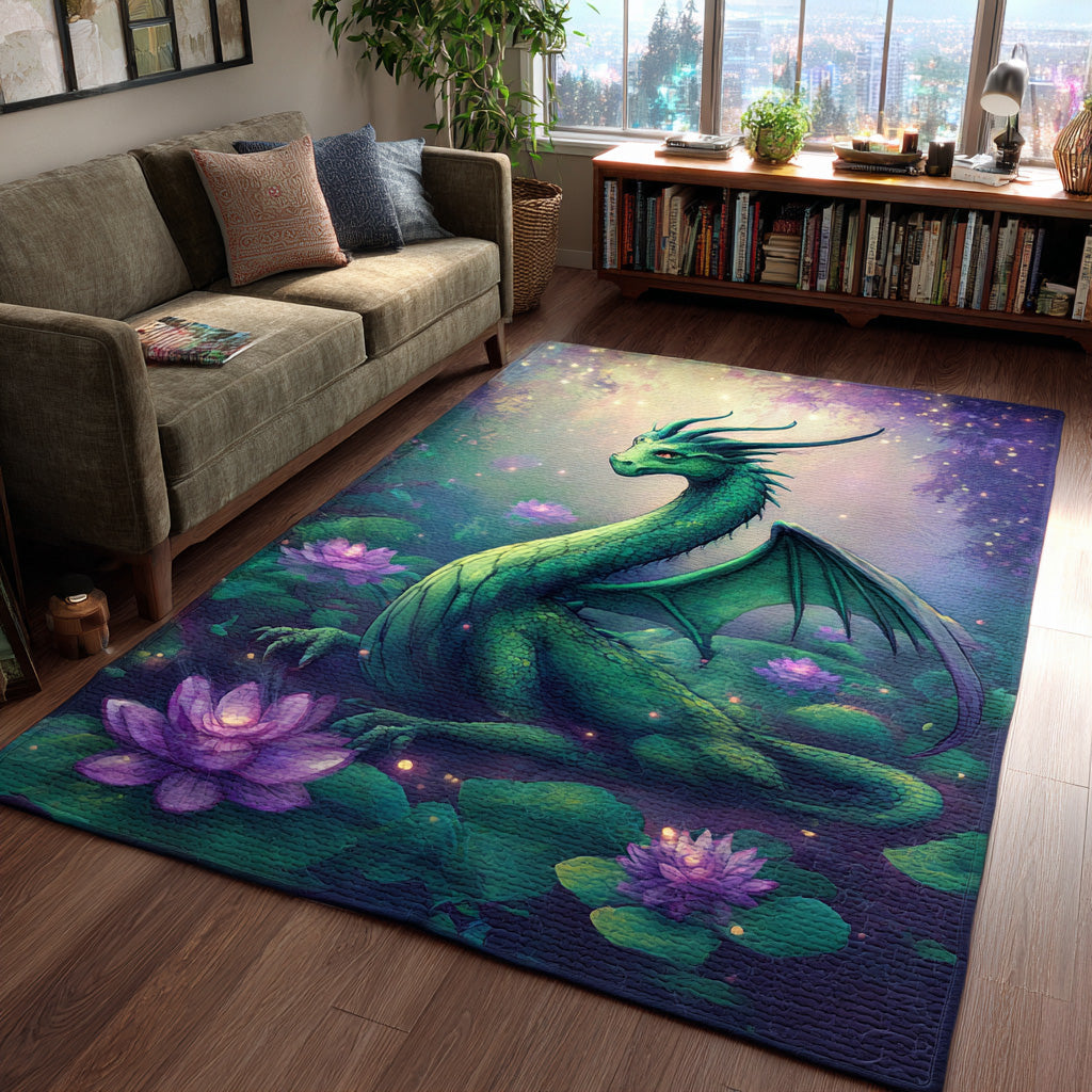 Sapphire Breath Area Rug - Non-Slip Washable 3D Print Rug for Living Room & BedroomTVC2108271