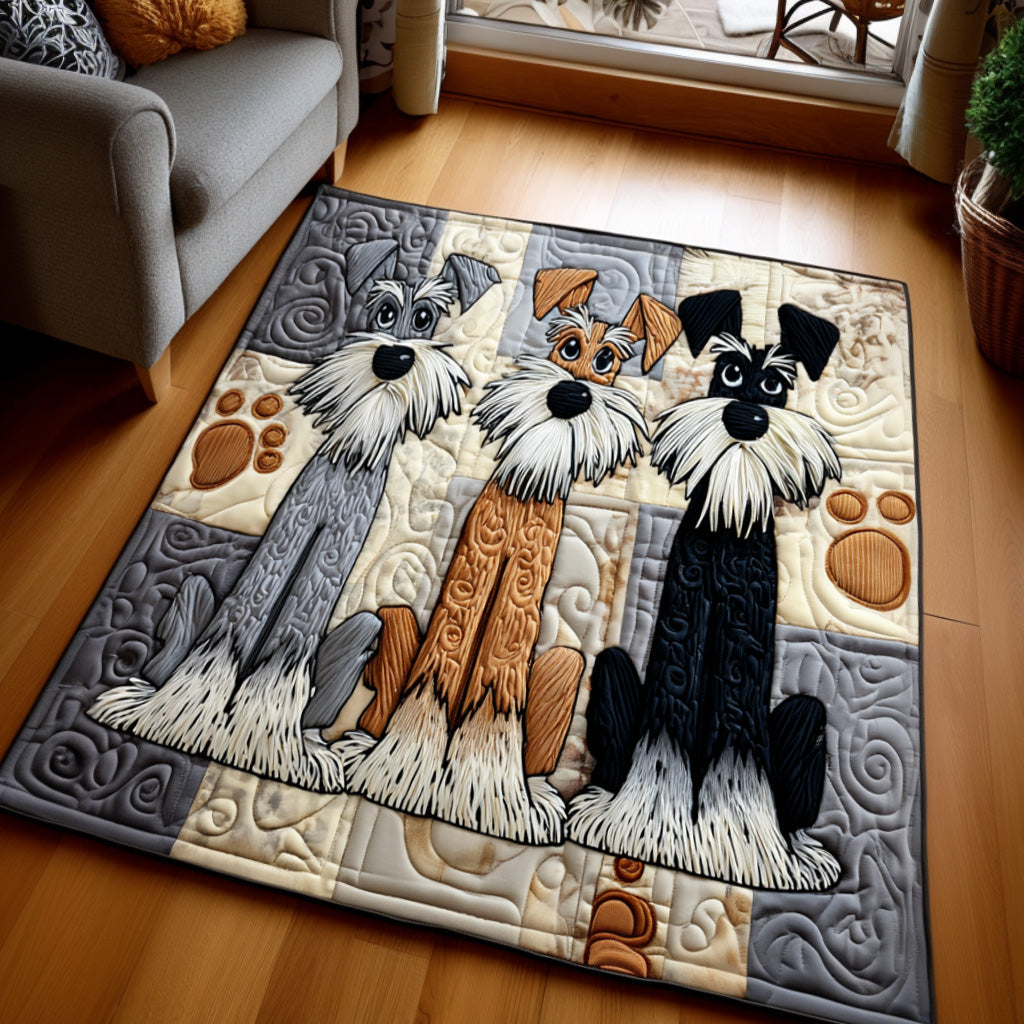 Schnauzer Spirit Area Rug - Non-Slip Washable 3D Print Rug for Living Room & BedroomTVC2108252
