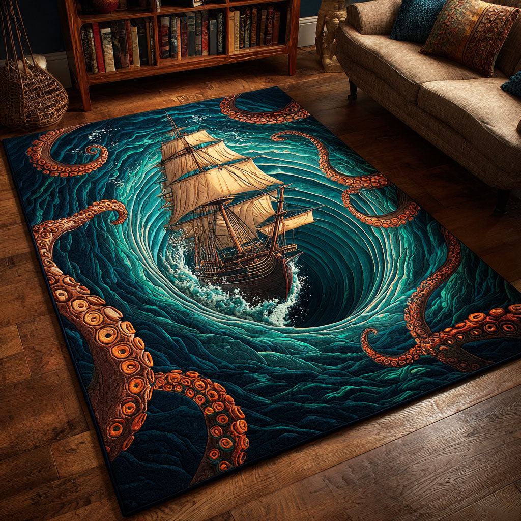 Seaside Regatta Area Rug - Non-Slip Washable 3D Print Rug for Living Room & BedroomTVC2108271