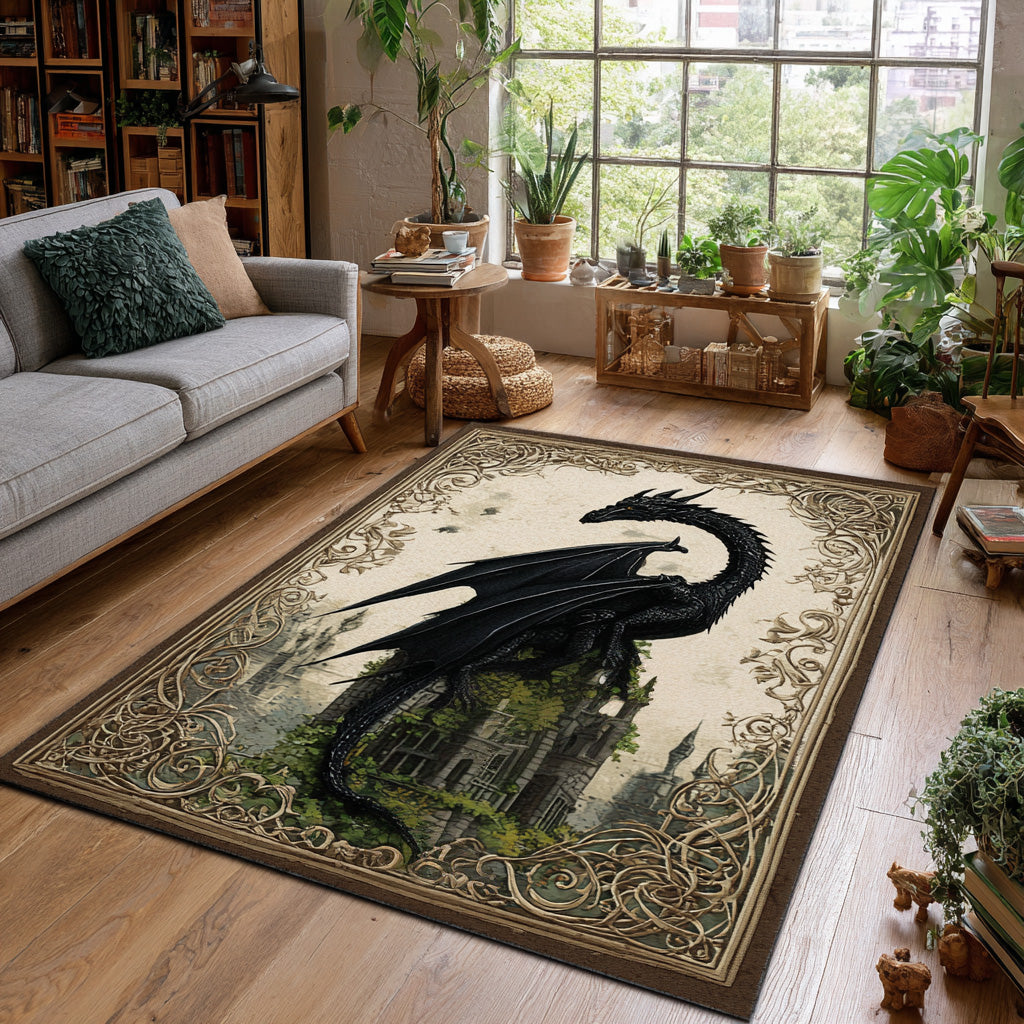 Serpent Sky Area Rug - Non-Slip Washable 3D Print Rug for Living Room & BedroomTVC2108271