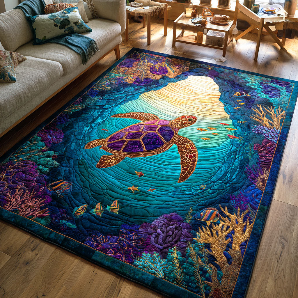 Shoreline Wanderer Area Rug - Non-Slip Washable 3D Print Rug for Living Room & BedroomTVC2108270