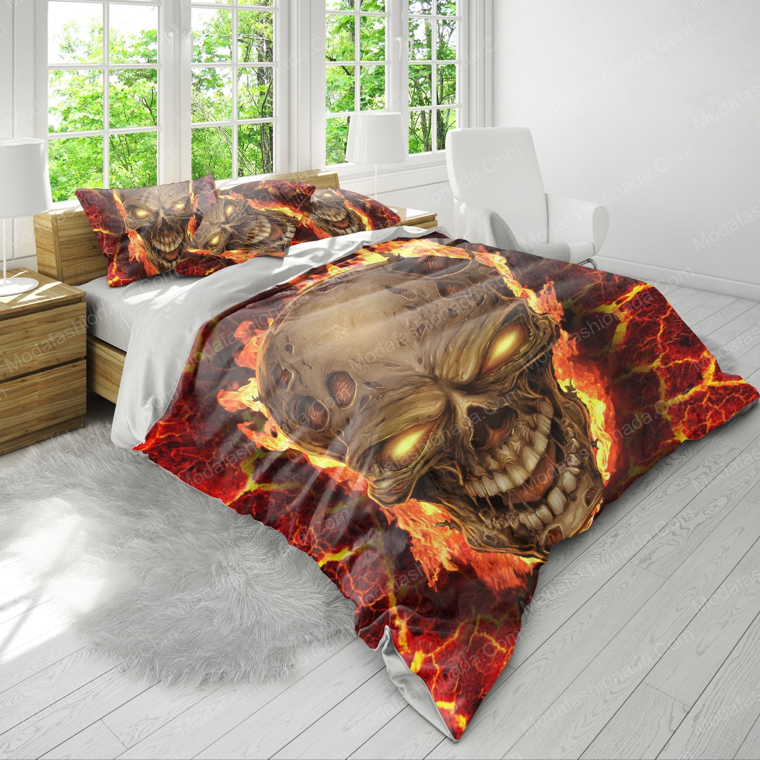 Skull Blast Halloween Bedding Sets