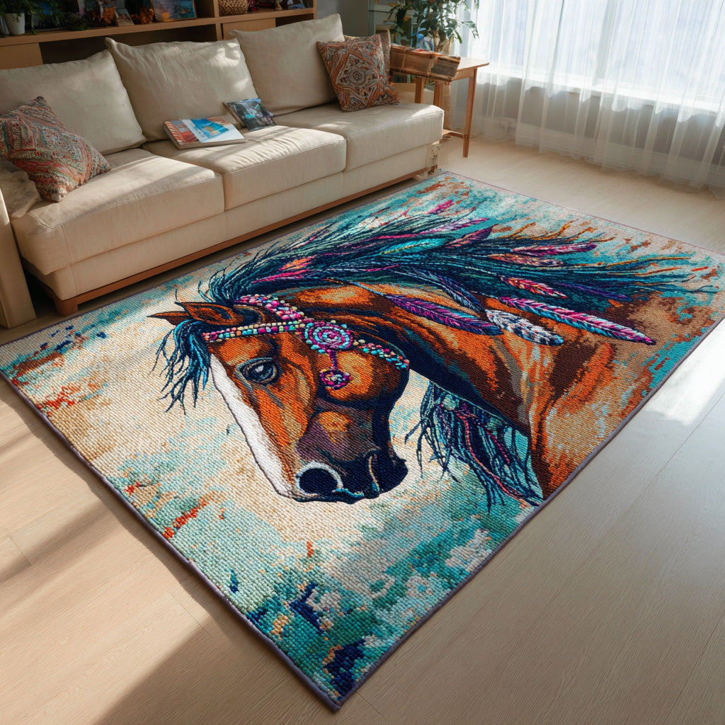 Skyfire Charger Area Rug - Non-Slip Washable 3D Print Rug for Living Room & BedroomTVC2108251