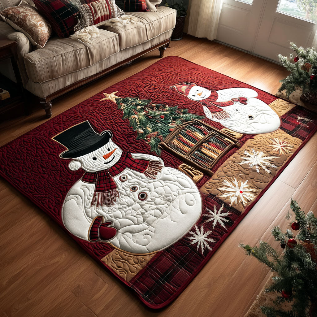 Snowman Harmony Area Rug - Non-Slip Washable 3D Print Rug for Living Room & BedroomTVC2108250