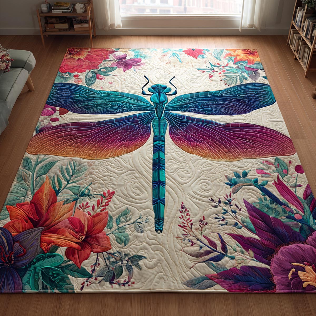 Soft Wings Area Rug - Non-Slip Washable 3D Print Rug for Living Room & BedroomTVC2108250