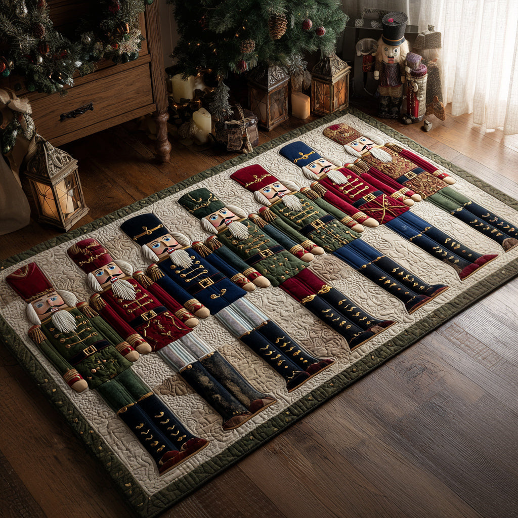 Soldiers Nutcracker Display Area Rug - Non-Slip Washable 3D Print Rug for Living Room & BedroomTVC2108268