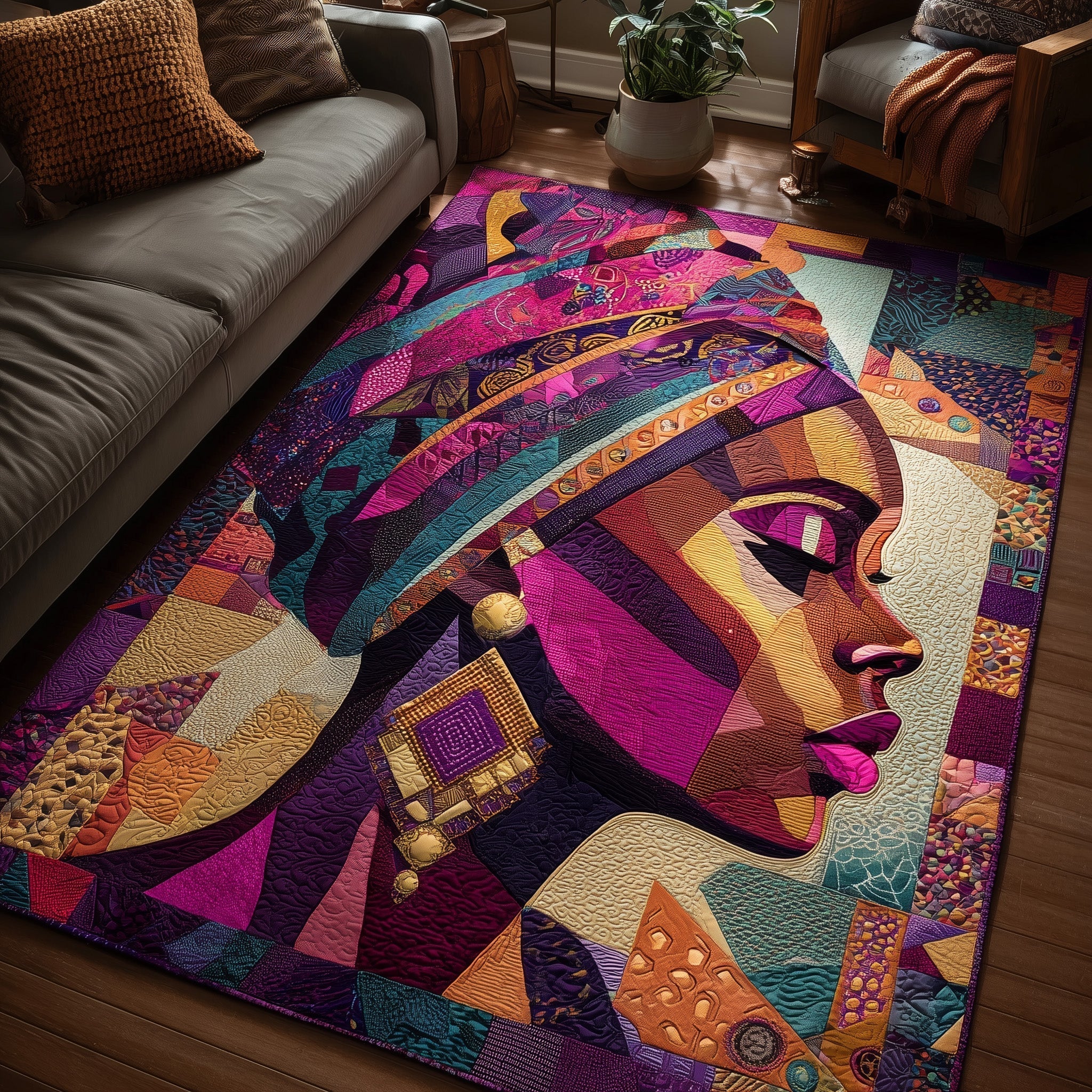 Soulwoven Dreams Area Rug - Non-Slip Washable 3D Print Rug for Living Room & BedroomTVC2108364