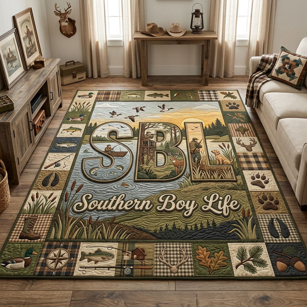 Southern Boy Life Area Rug - Non-Slip Washable 3D Print Rug for Living Room & BedroomTVC2108393