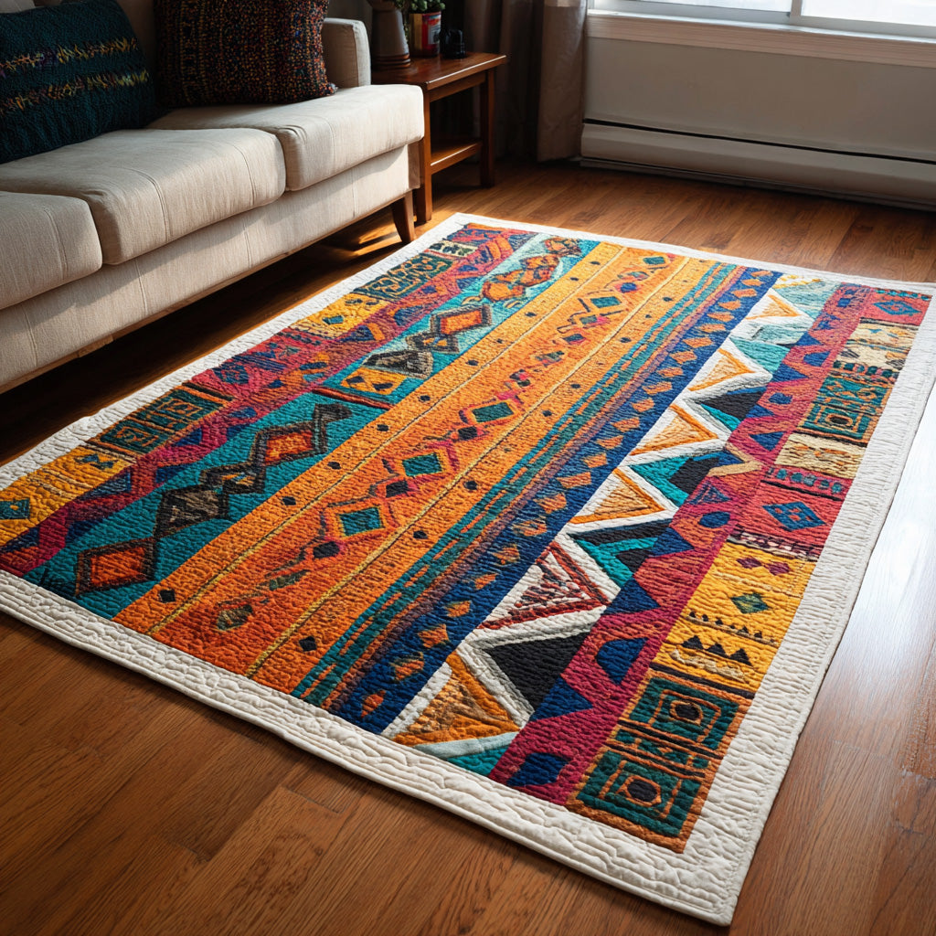 Southwest Stripes Area Rug - Non-Slip Washable 3D Print Rug for Living Room & BedroomTVC2108250