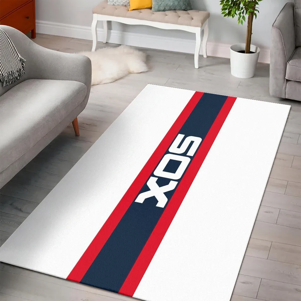 Sox Modern Area Rug for Stylish Living Room Decor Blue and White