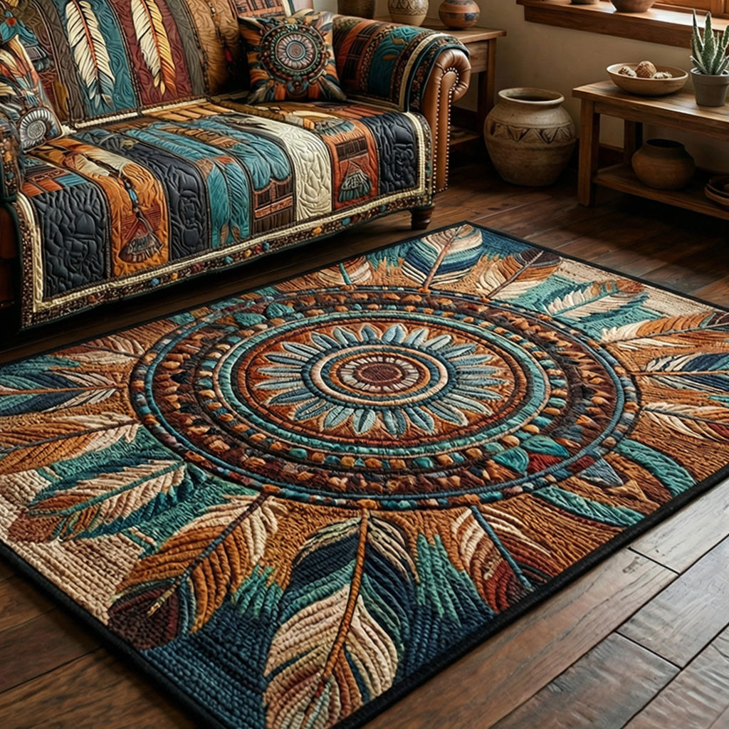 Spirit Of Open Ground Area Rug - Non-Slip Washable 3D Print Rug for Living Room & BedroomTVC2108250