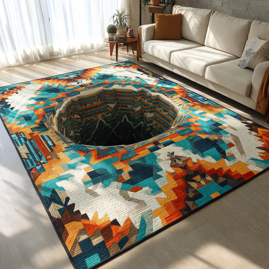 Split Spirit Area Rug - Non-Slip Washable 3D Print Rug for Living Room & BedroomTVC2108249