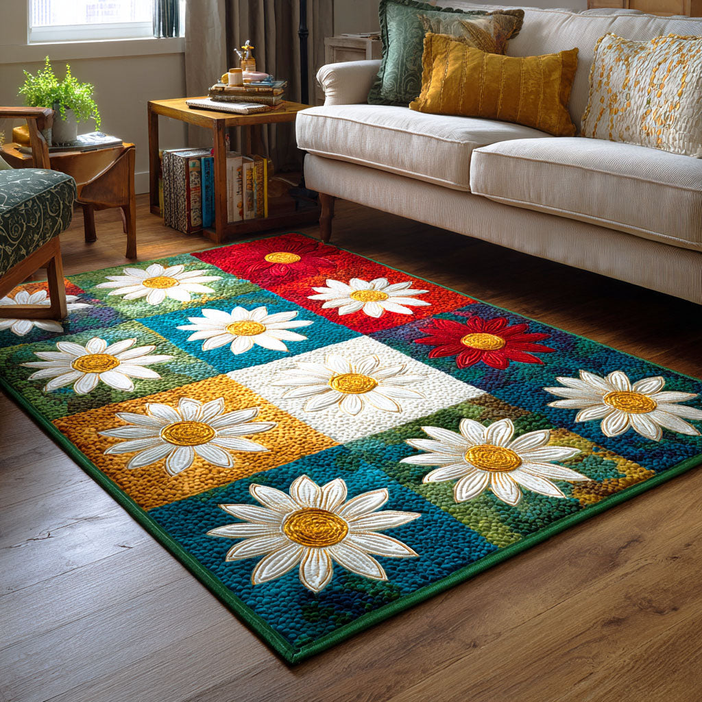 Spring Blossom Area Rug - Non-Slip Washable 3D Print Rug for Living Room & BedroomTVC2108211