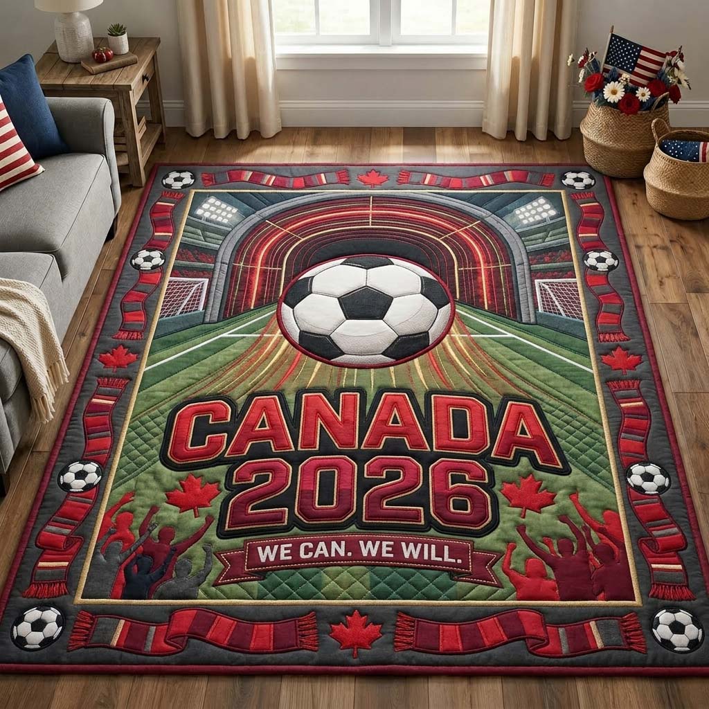 Stadium Pulse Area Rug - Non-Slip Washable 3D Print Rug for Living Room & BedroomTVC2108363
