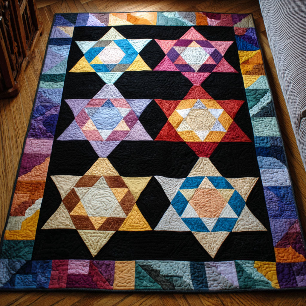 Star of Tradition Area Rug - Non-Slip Washable 3D Print Rug for Living Room & BedroomTVC2108249