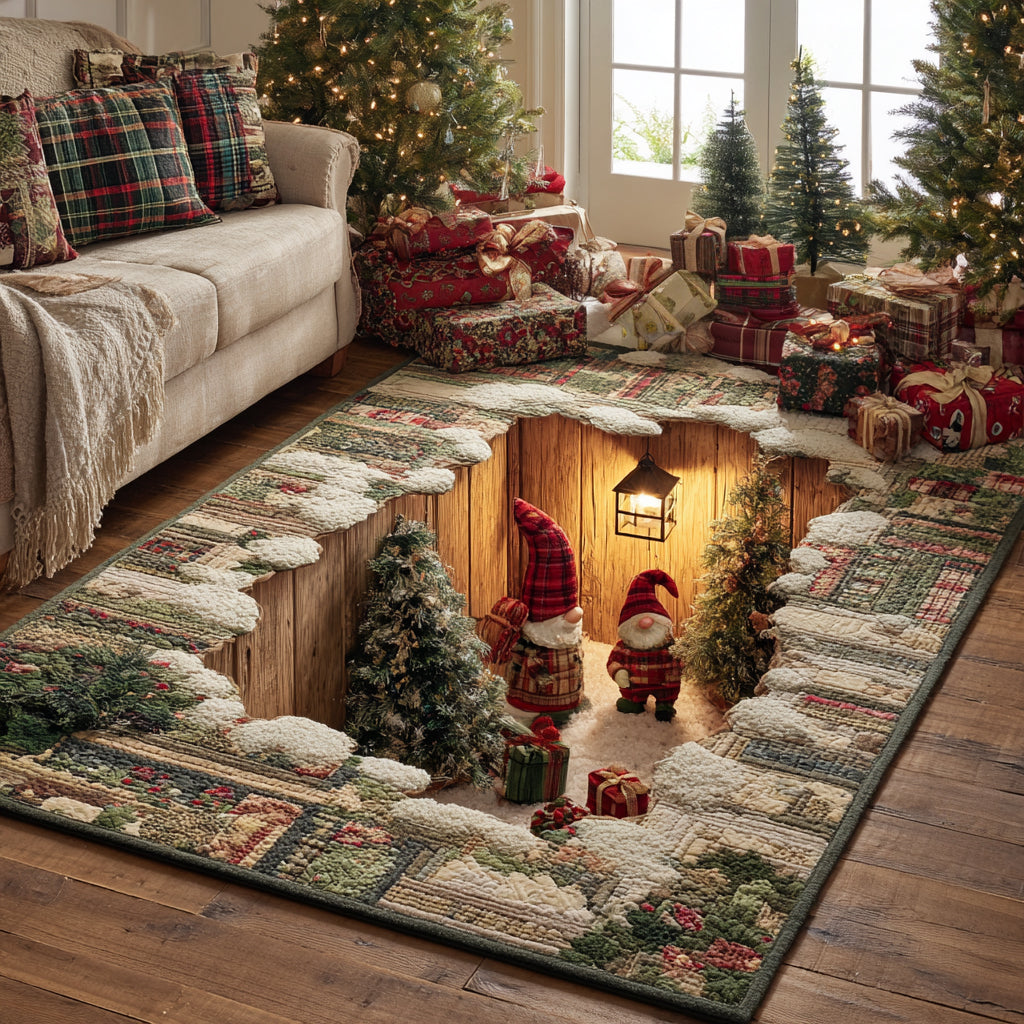 Starry Hollow Area Rug - Non-Slip Washable 3D Print Rug for Living Room & BedroomTVC2108249