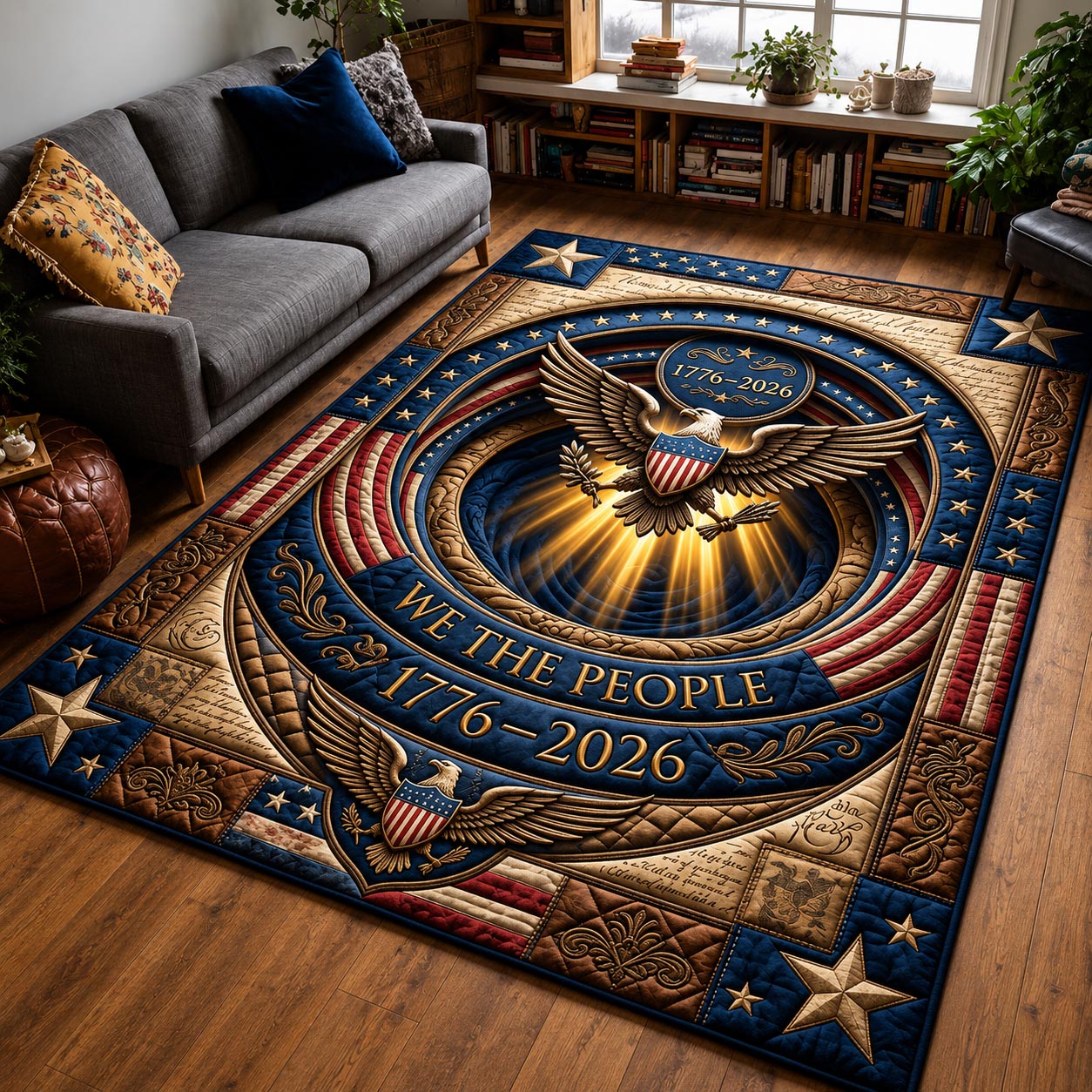 Stars Legacy Area Rug - Non-Slip Washable 3D Print Rug for Living Room & BedroomTVC2108392