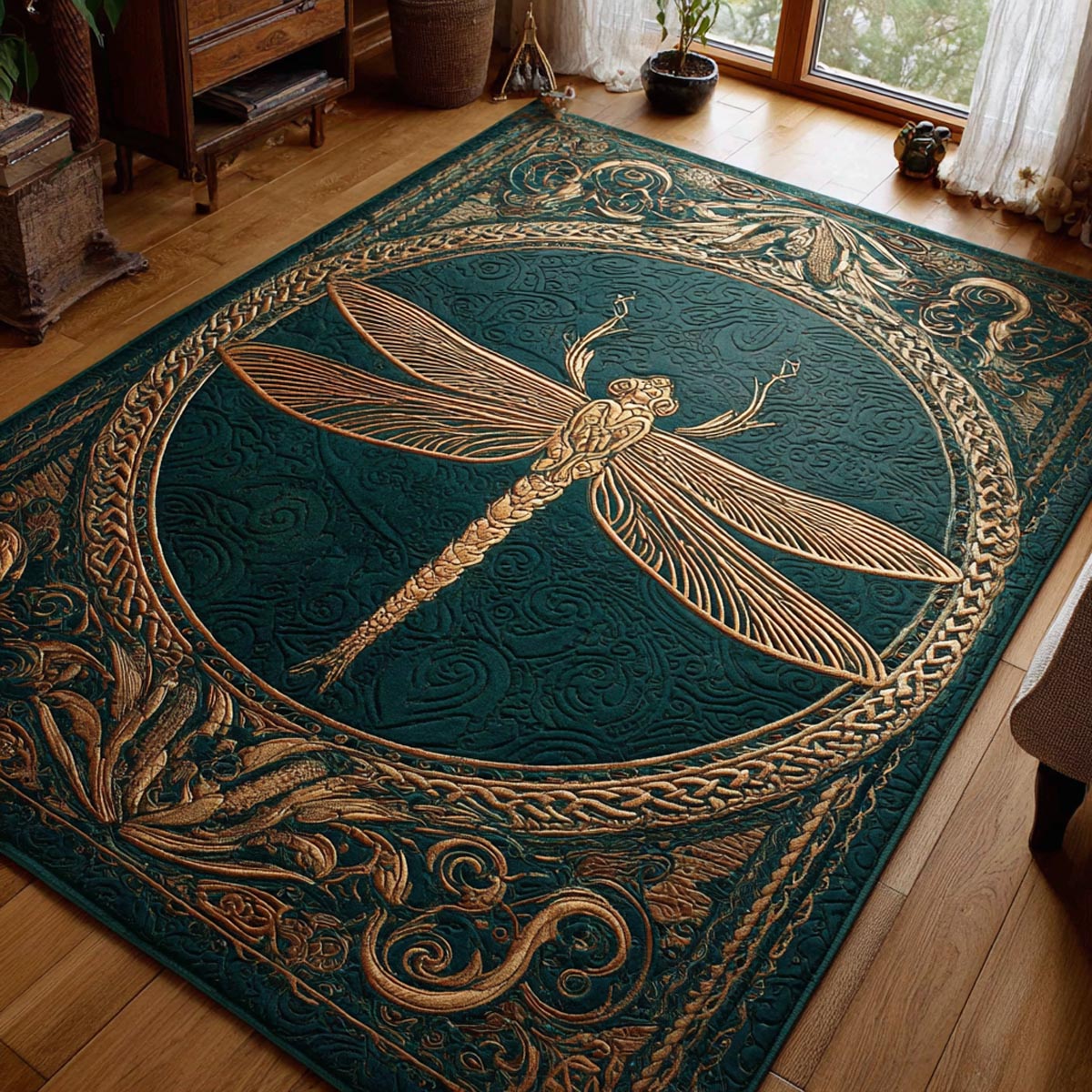 Still Wings Area Rug - Non-Slip Washable 3D Print Rug for Living Room & BedroomTVC2108266