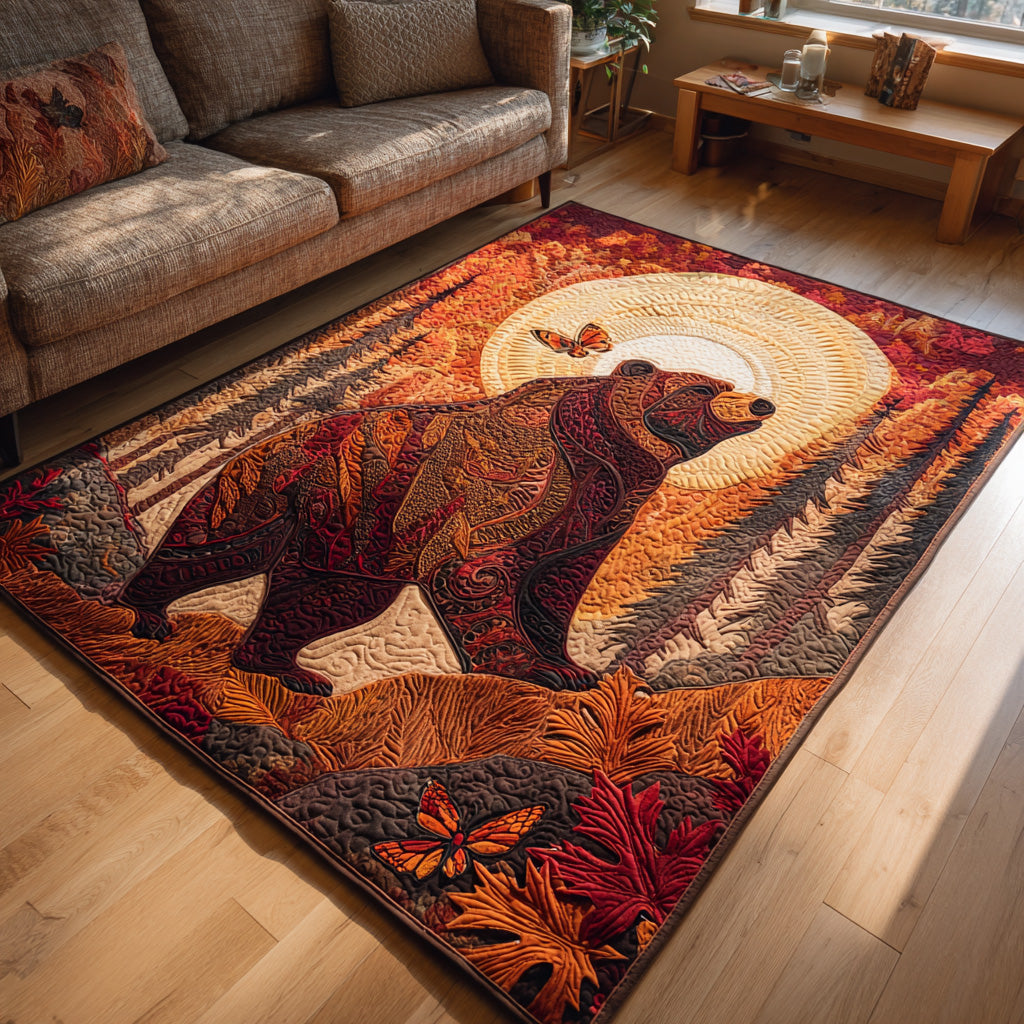 Stormwatch Bear Area Rug - Non-Slip Washable 3D Print Rug for Living Room & BedroomTVC2108266