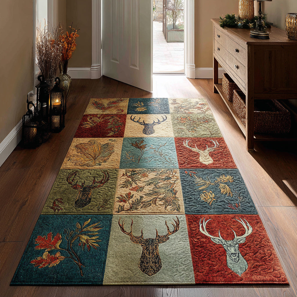 Summit Longhorn Peak Area Rug - Non-Slip Washable 3D Print Rug for Living Room & BedroomTVC2108248