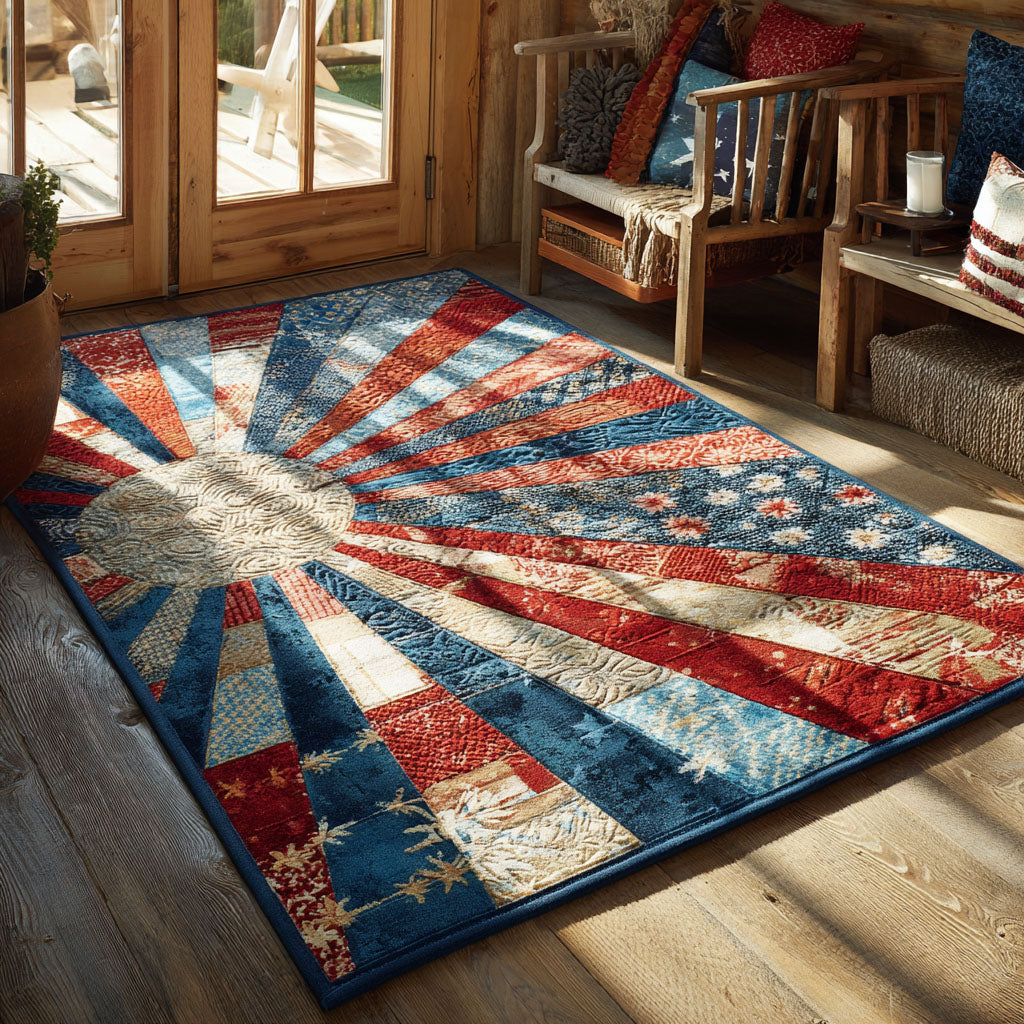 Sunlit Frontier Area Rug - Non-Slip Washable 3D Print Rug for Living Room & BedroomTVC2108265