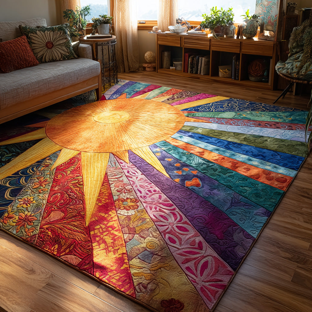 Sunlit Path Area Rug - Non-Slip Washable 3D Print Rug for Living Room & BedroomTVC2108247