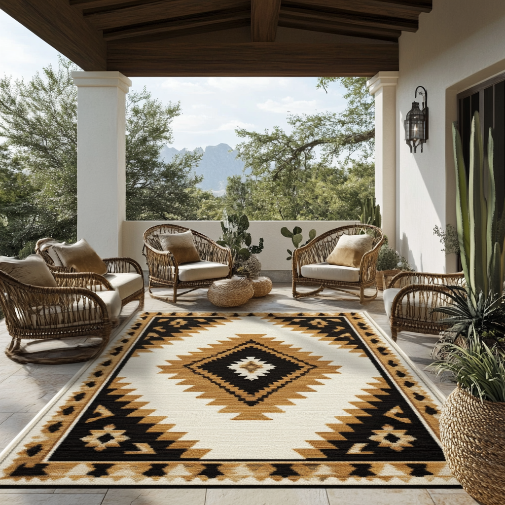 Sunrise Path Area Rug - Non-Slip Washable 3D Print Rug for Living Room & BedroomTVC2108264