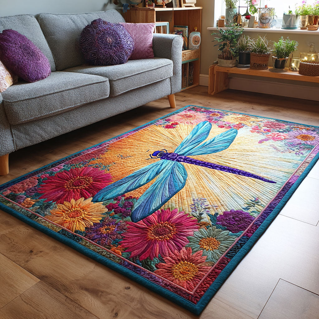 Sunset Stitch Area Rug - Non-Slip Washable 3D Print Rug for Living Room & BedroomTVC2108264