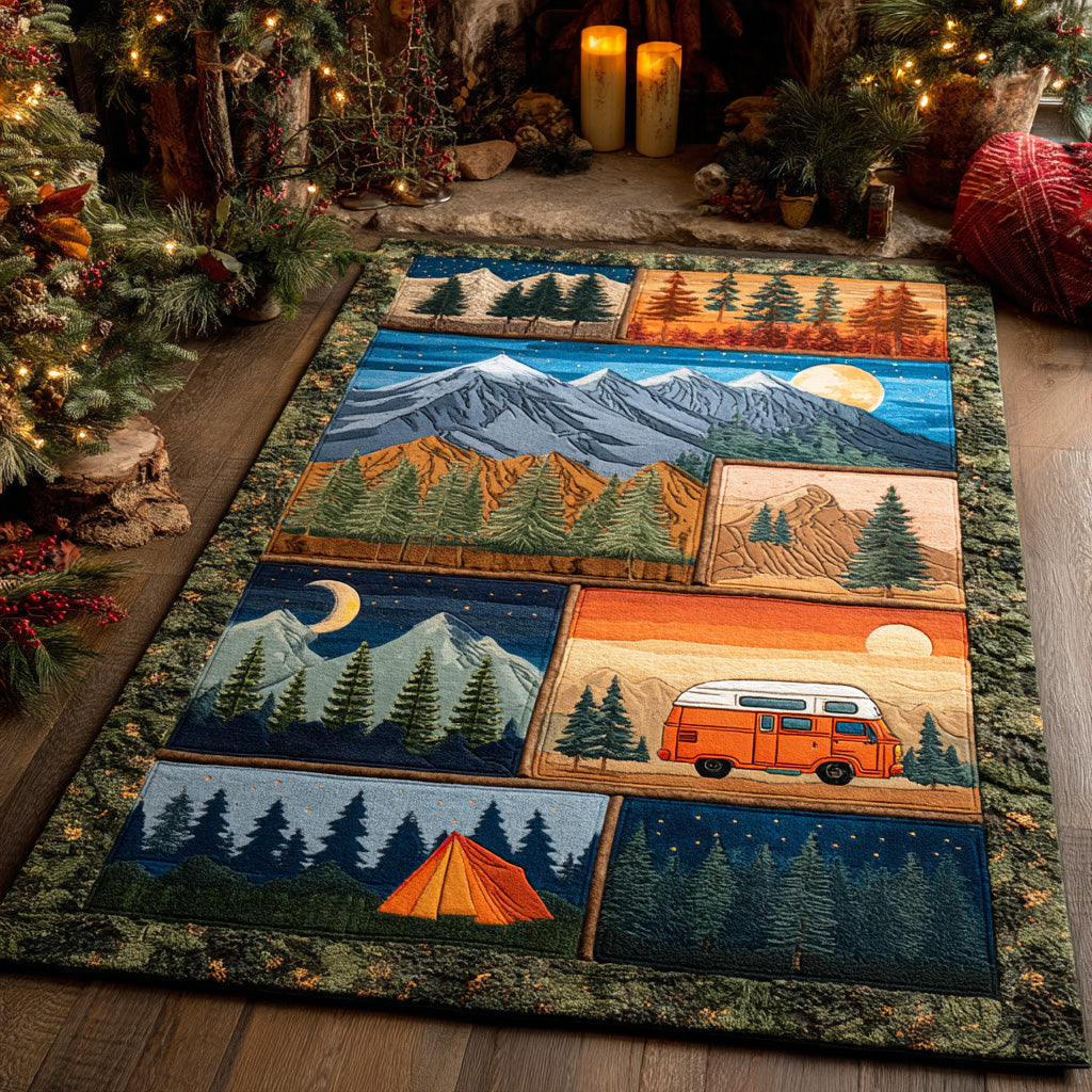 Sunset Vista Area Rug - Non-Slip Washable 3D Print Rug for Living Room & BedroomTVC2108246