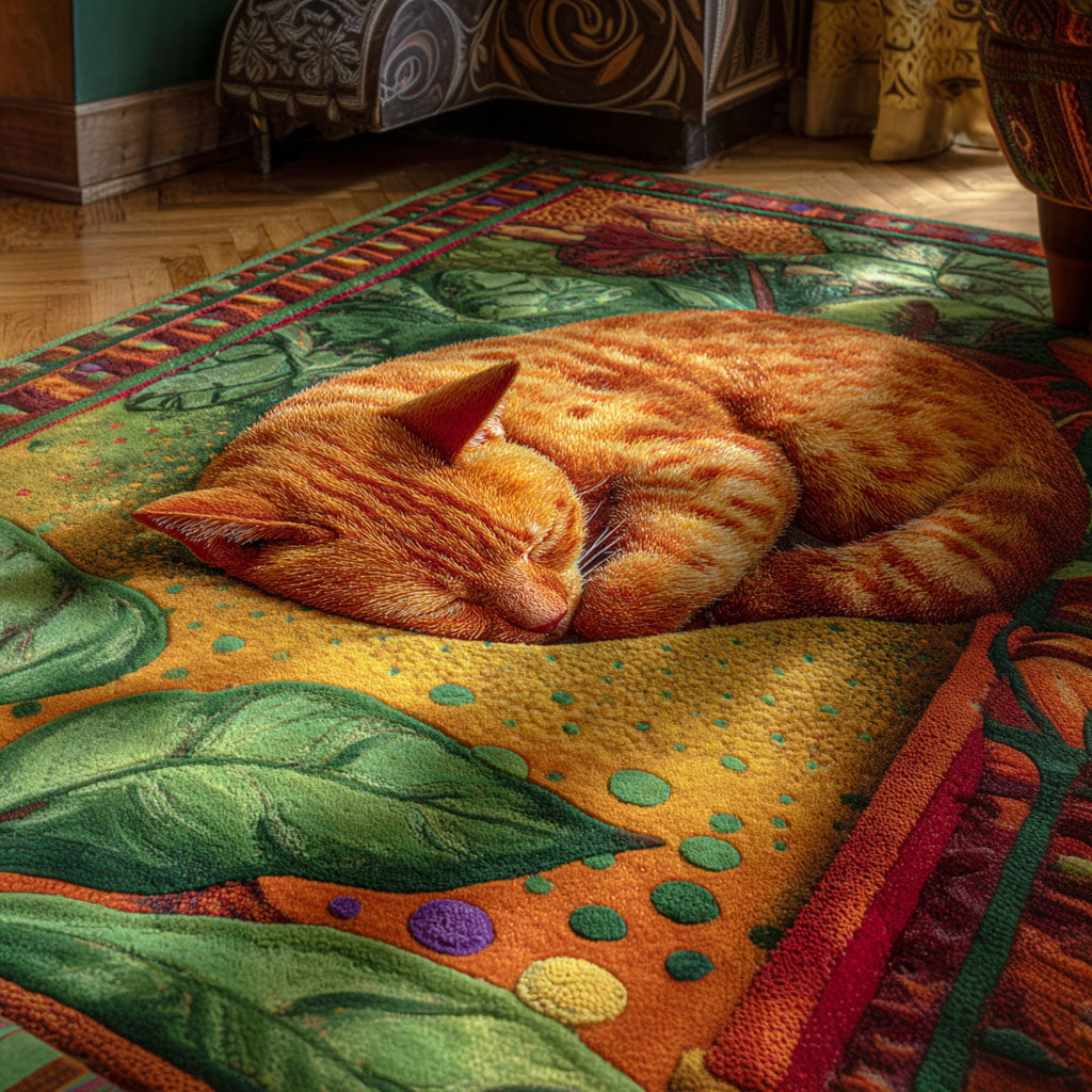 Sweet Dreams Cat Area Rug - Non-Slip Washable 3D Print Rug for Living Room & BedroomTVC2108245