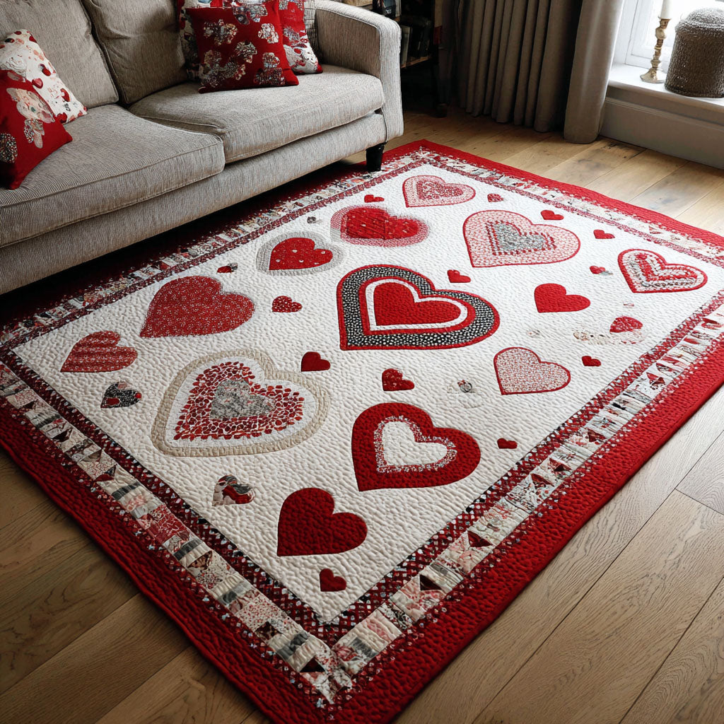 Sweet Heart Area Rug - Non-Slip Washable 3D Print Rug for Living Room & BedroomTVC2108263