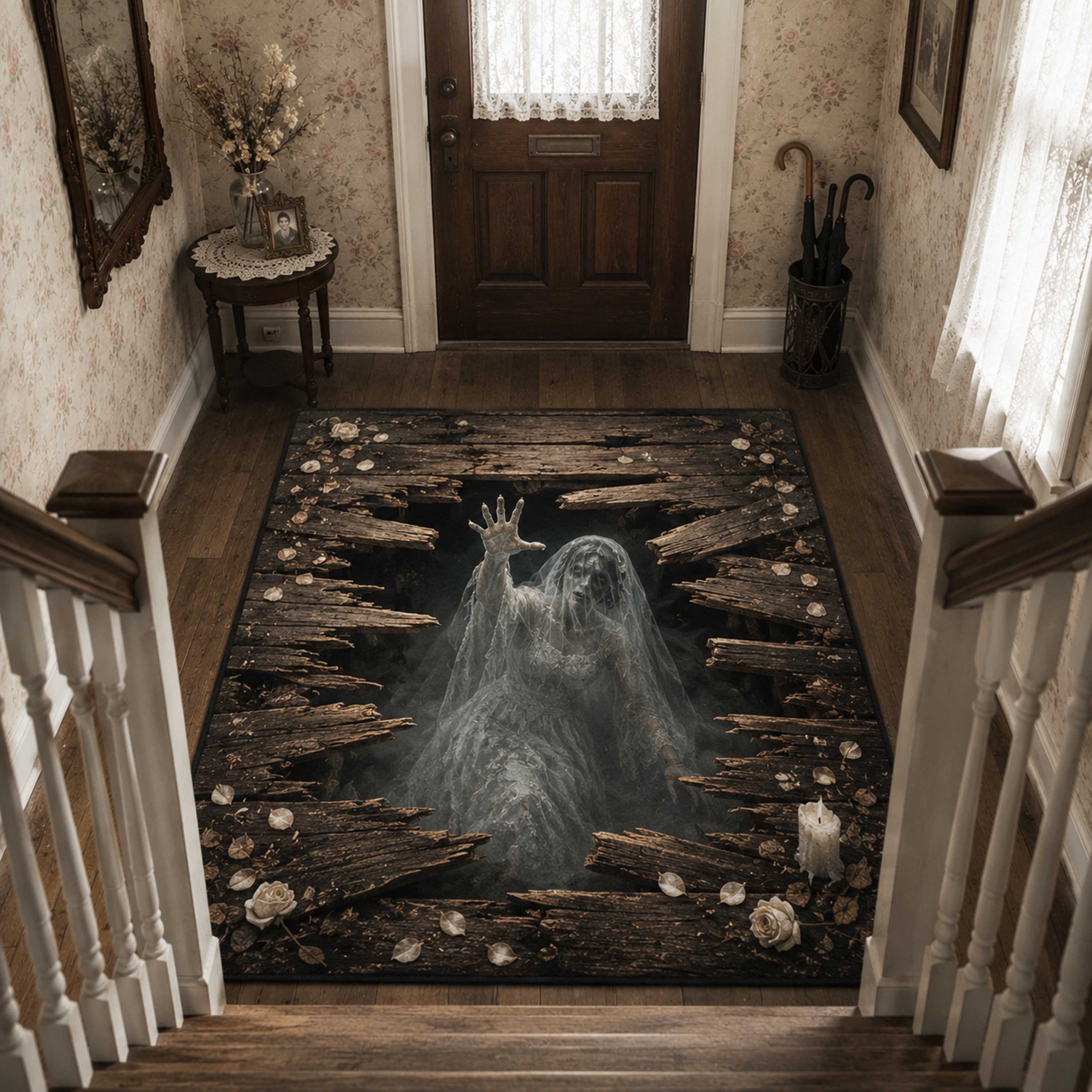 Terror Pit Area Rug - Non-Slip Washable 3D Print Rug for Living Room & BedroomTVC2108263
