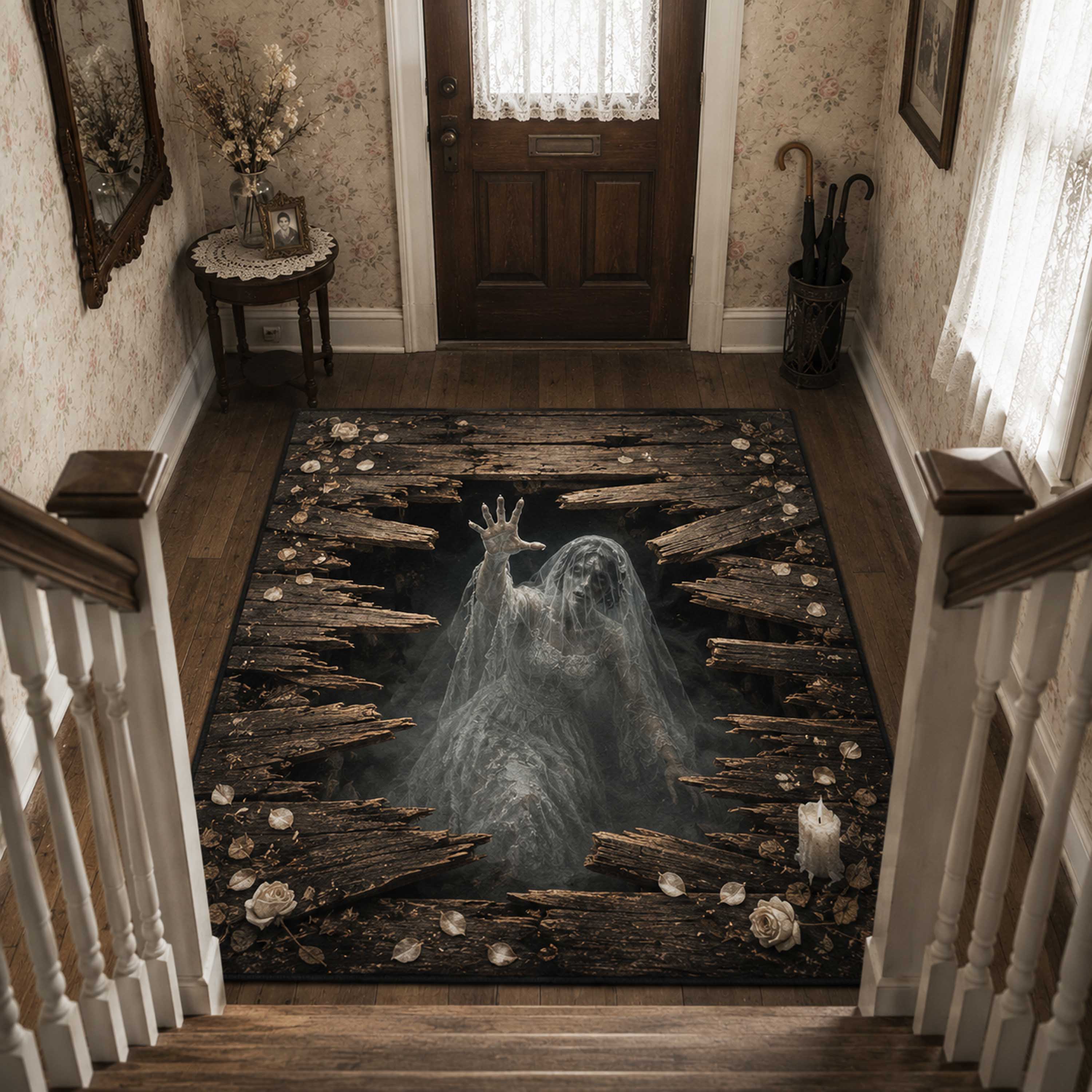 Terror Pit Area Rug - Non-Slip Washable 3D Print Rug for Living Room & BedroomTVC2108263
