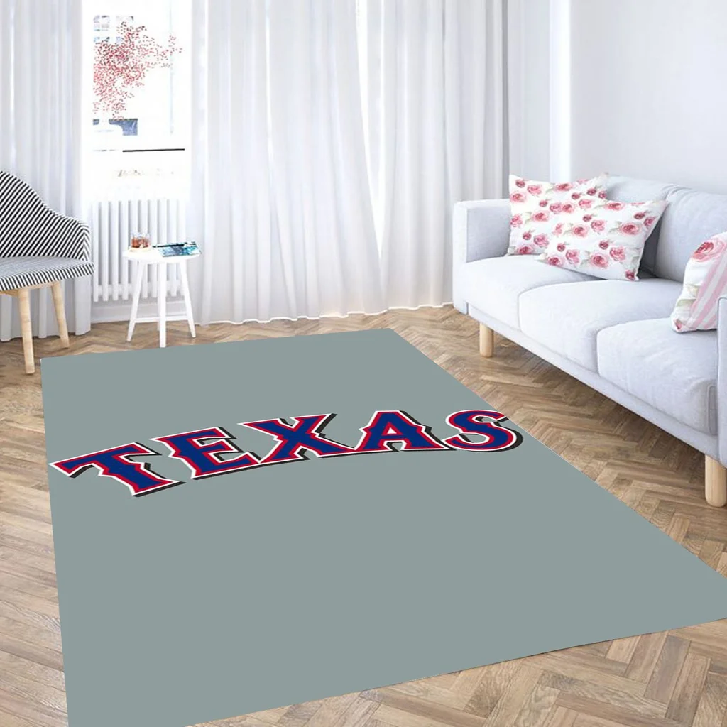 Texas Area Rug Perfect for Living Room Decor Brown and White