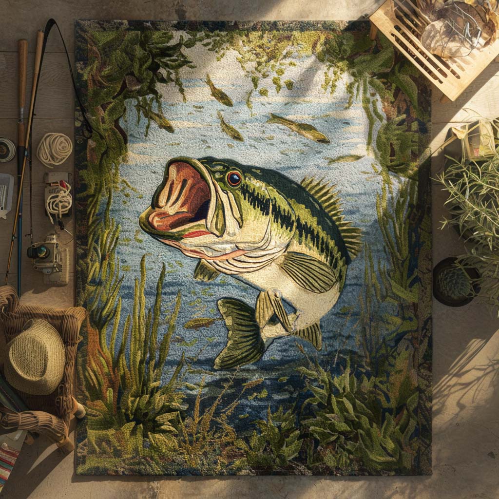 The Big Bite Area Rug - Non-Slip Washable 3D Print Rug for Living Room & BedroomTVC2108263
