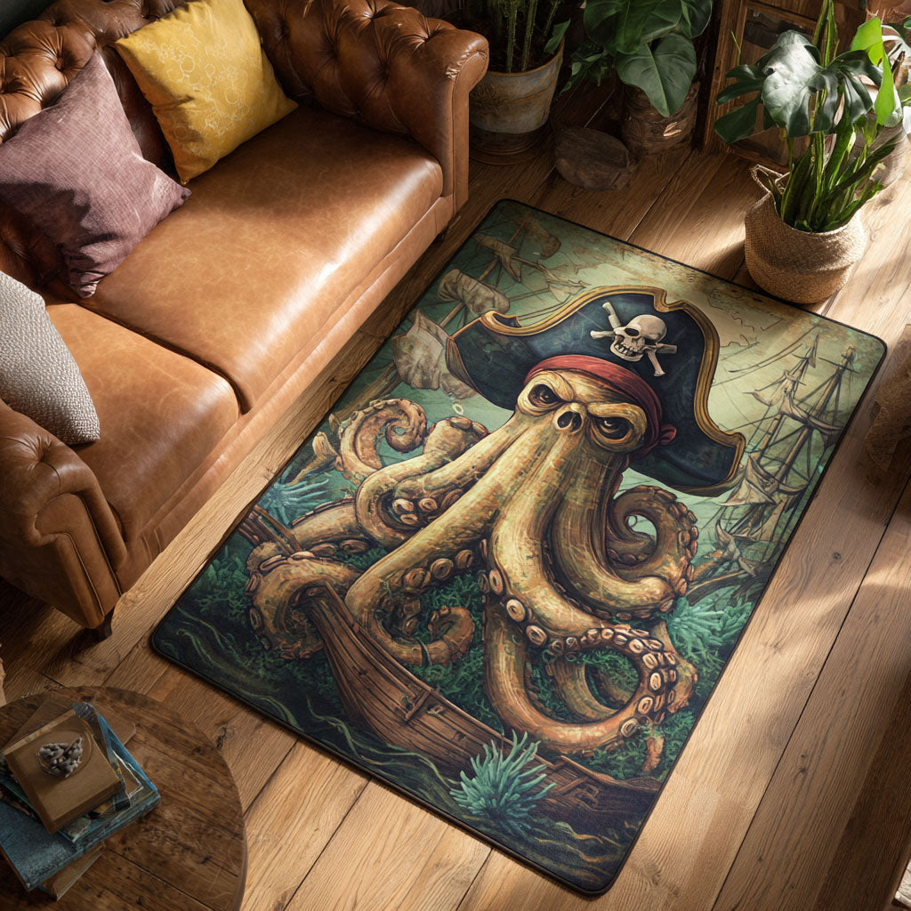 The Coral King Area Rug - Non-Slip Washable 3D Print Rug for Living Room & BedroomTVC2108263
