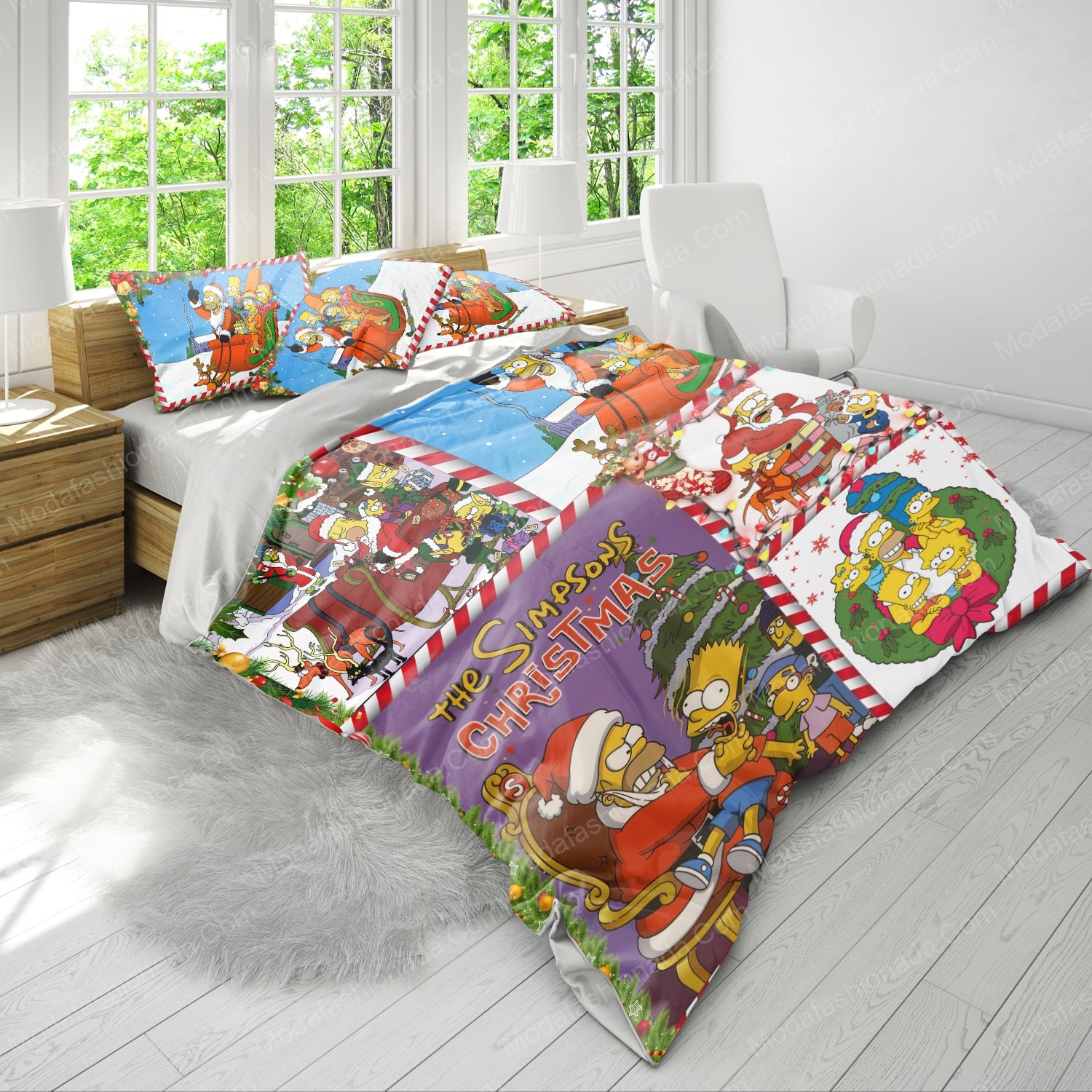 The Simpsons Merry Christmas Bedding Sets