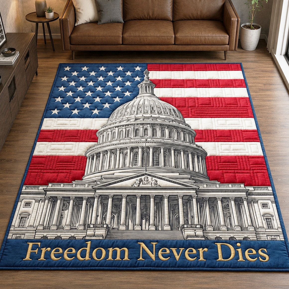 The White House Area Rug - Non-Slip Washable 3D Print Rug for Living Room & BedroomTVC2108390