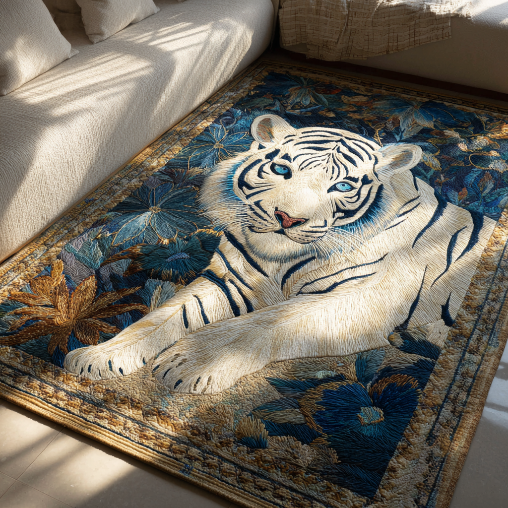 Tiger Dream Area Rug - Non-Slip Washable 3D Print Rug for Living Room & BedroomTVC2108262