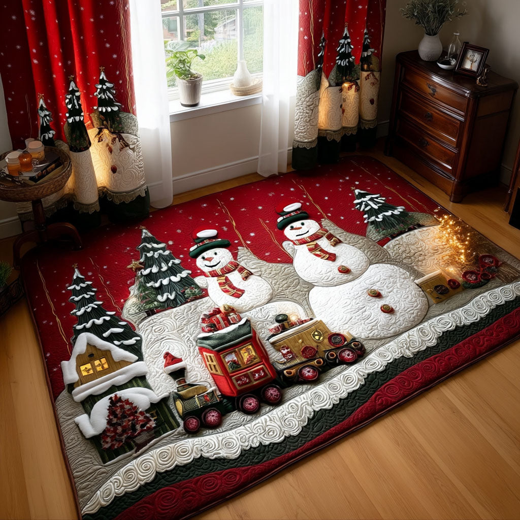 Tinsel Trails Area Rug - Non-Slip Washable 3D Print Rug for Living Room & BedroomTVC2108262