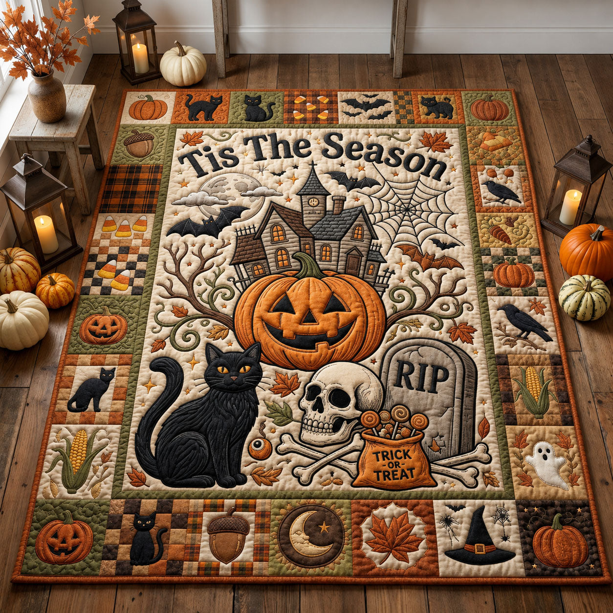 Tis The Season Area Rug - Non-Slip Washable 3D Print Rug for Living Room & BedroomTVC2108362