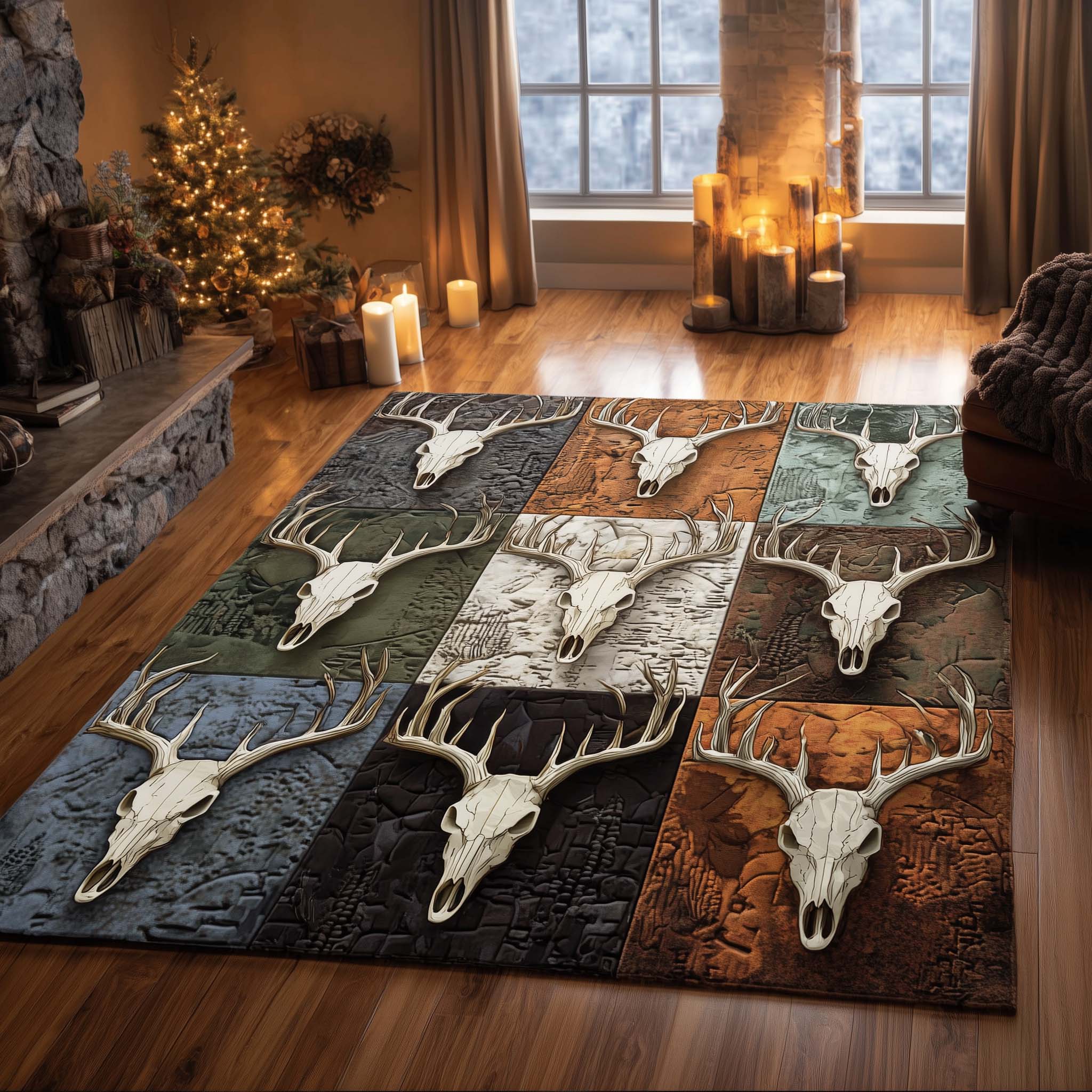 Trailblazer Spirit Area Rug - Non-Slip Washable 3D Print Rug for Living Room & Bedroom (DesignTVC2108389