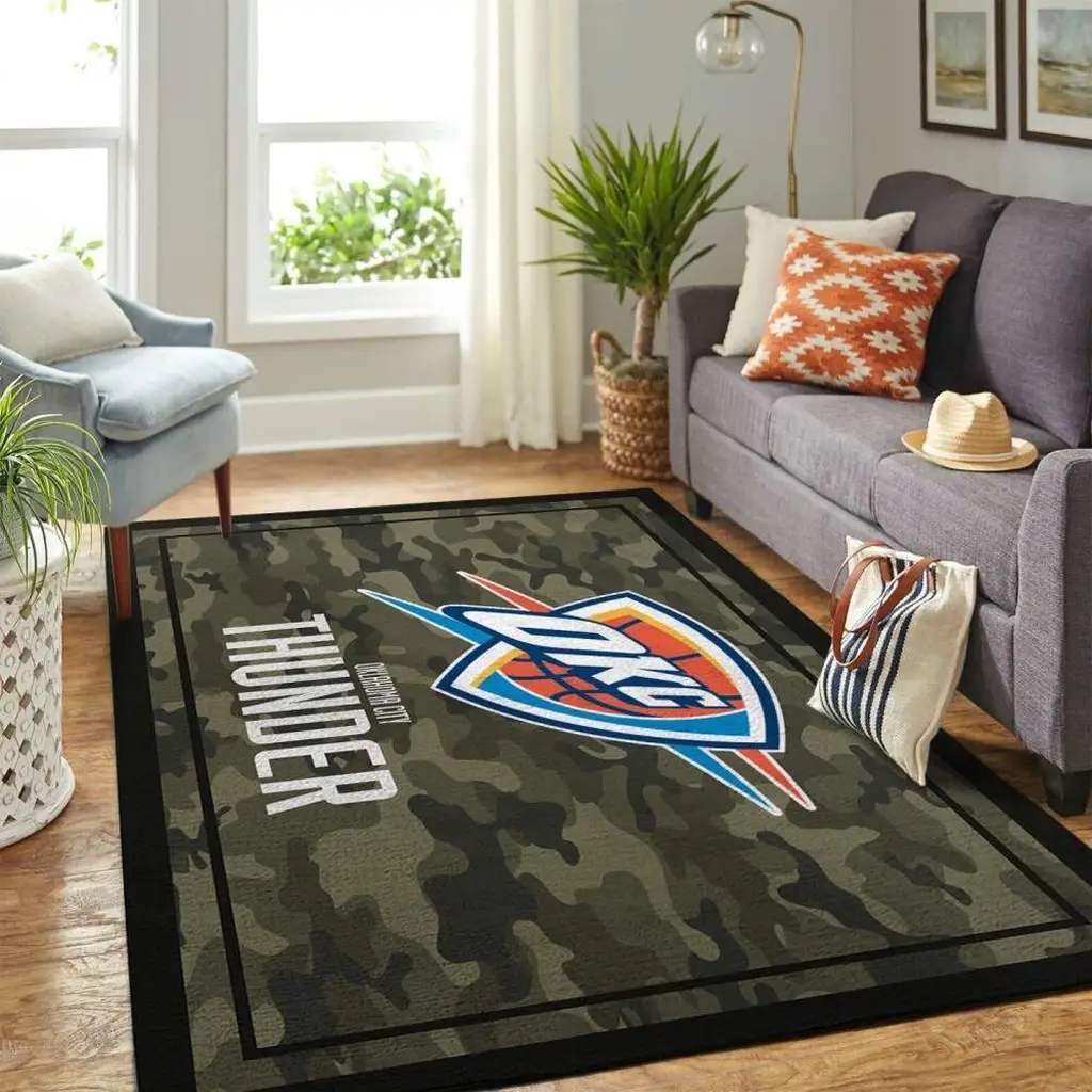 Trendy Floor Mat Stylish Centerpiece Rug for Home Black and Yellow