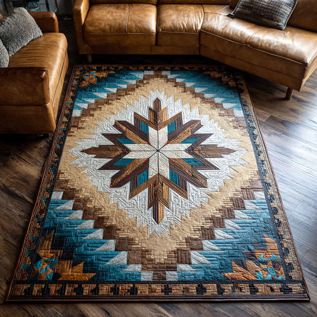 Tribal Geometry Area Rug - Non-Slip Washable 3D Print Rug for Living Room & BedroomTVC2108260
