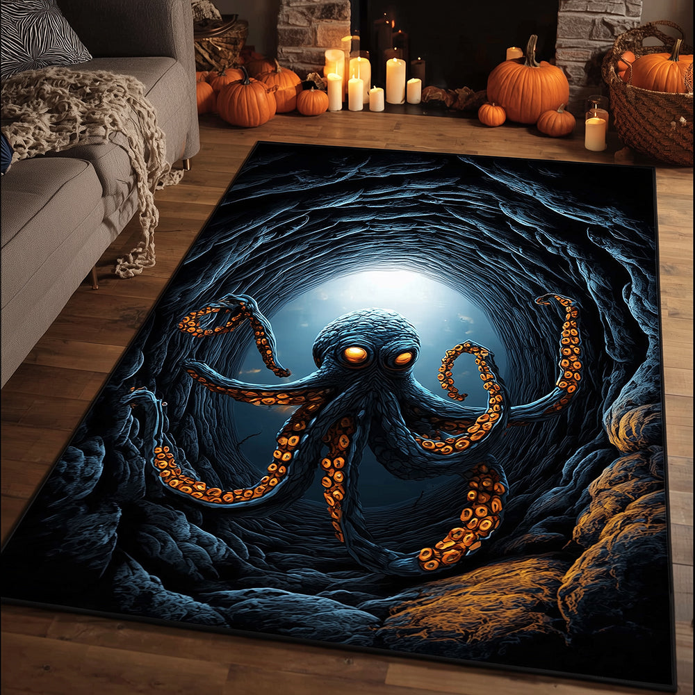 Twilight Tentacle Trap Area Rug - Non-Slip Washable 3D Print Rug for Living Room & BedroomTVC2108242