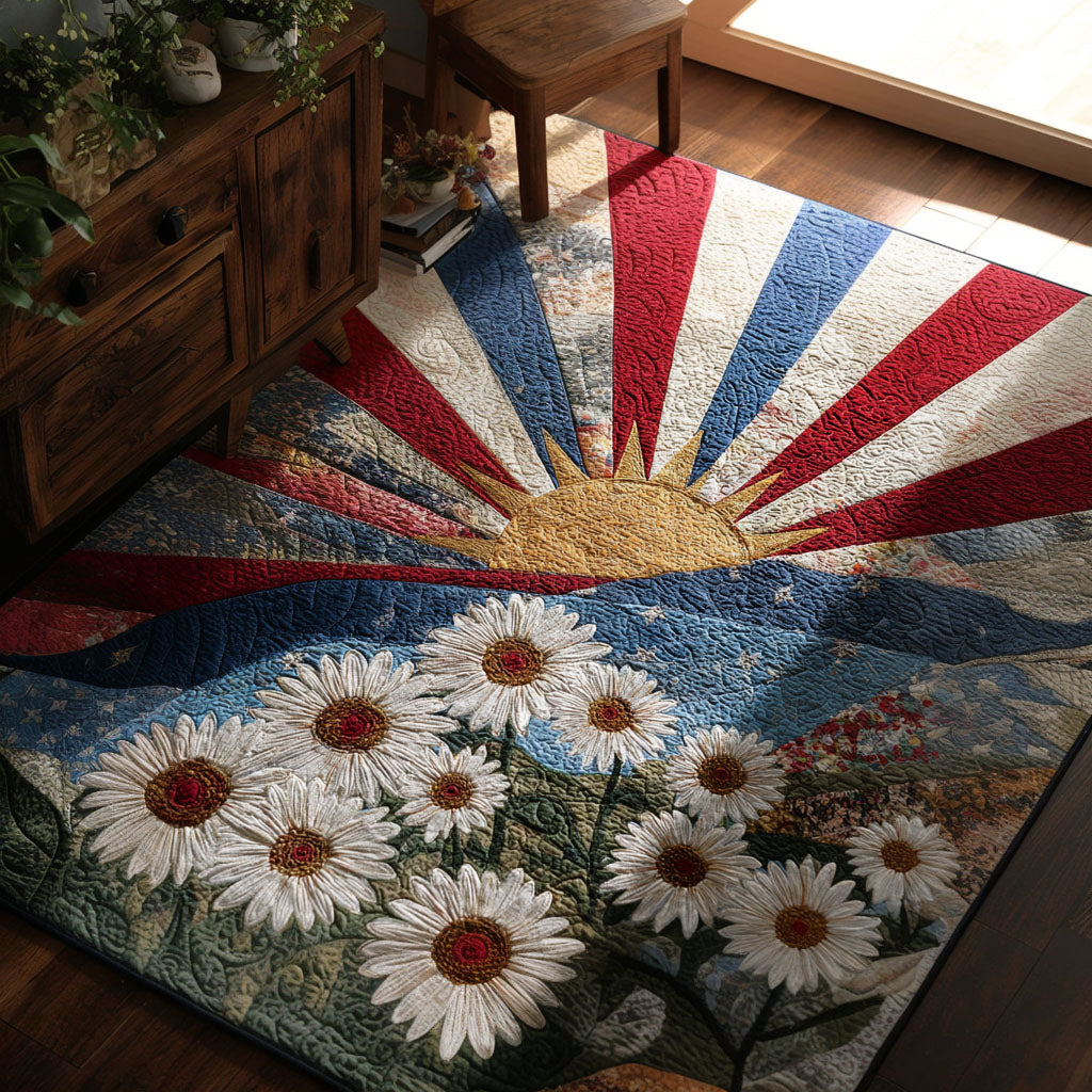Union Garden Area Rug - Non-Slip Washable 3D Print Rug for Living Room & BedroomTVC2108257