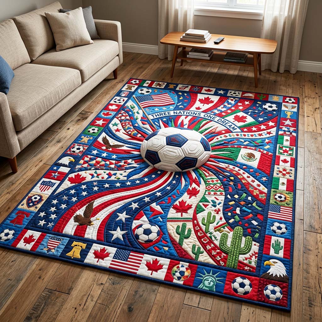 Unity Kick Area Rug - Non-Slip Washable 3D Print Rug for Living Room & BedroomTVC2108388